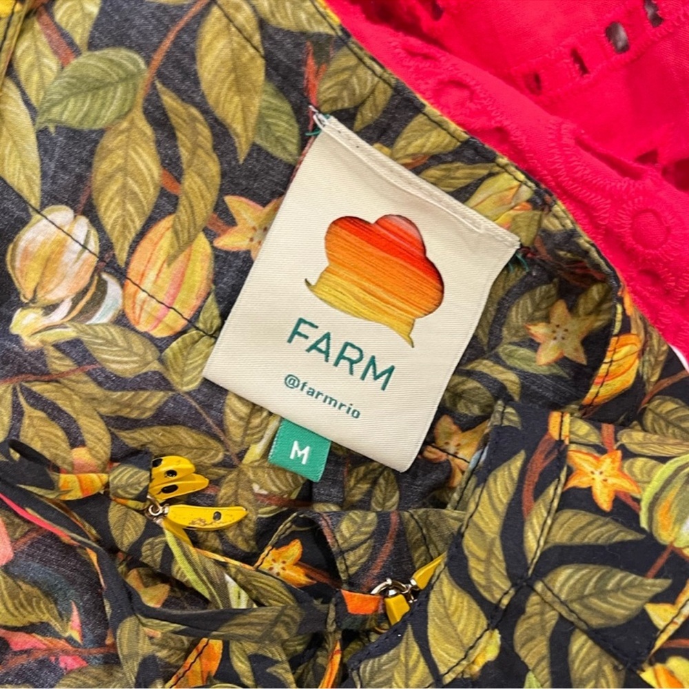 Farm Rio Star Fruits Maxi Dress size medium - Picture 9 of 10